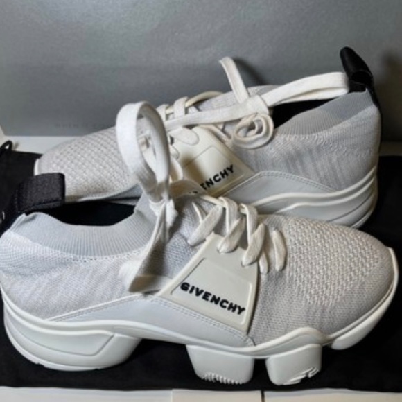 Givenchy Jaw Sneaker Low Givenchy Jaw Sock Sneaker In White –